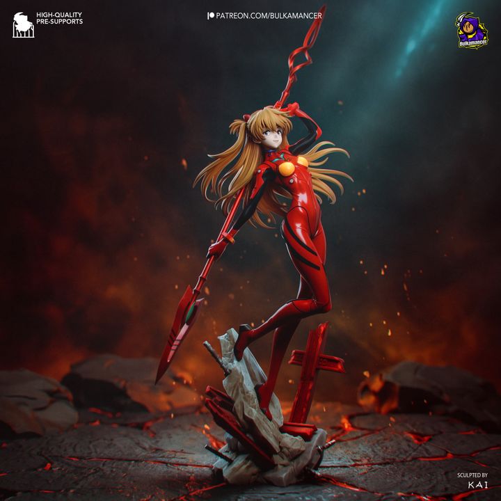Asuka Langley Resin Art (Design by Bulkamancer)