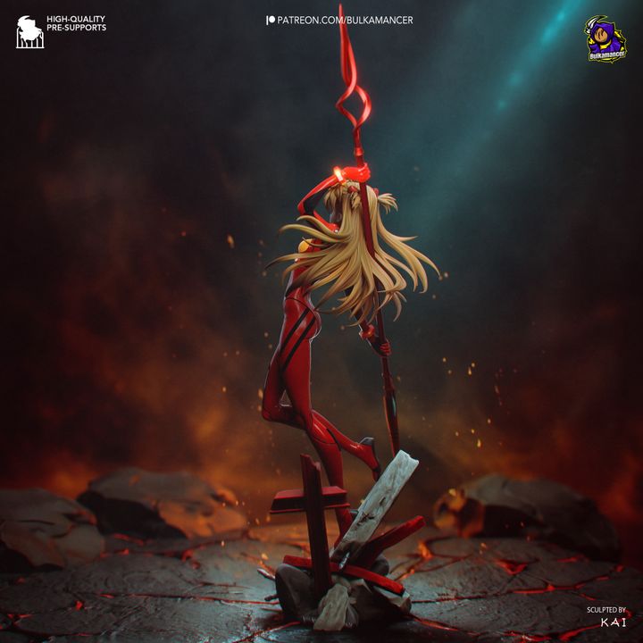 Asuka Langley Resin Art (Design by Bulkamancer)
