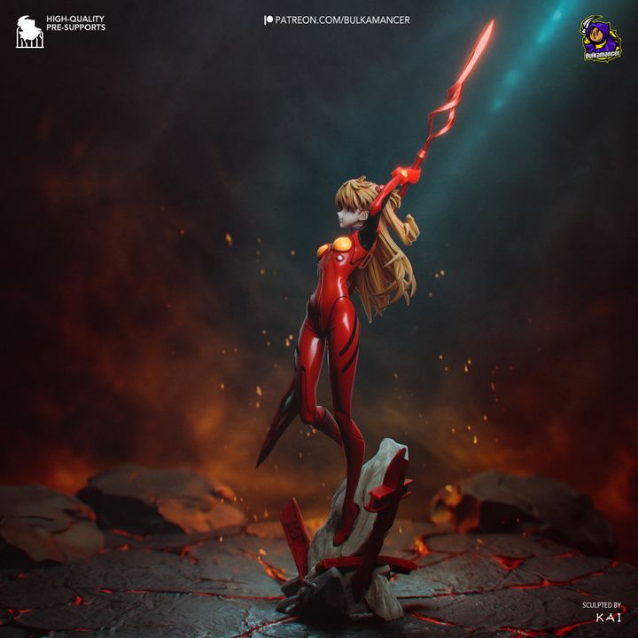 Asuka Langley Resin Art (Design by Bulkamancer)