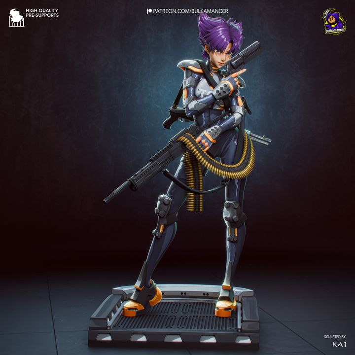 Konoko (Oni) Resin Fan Art MTO (Design by Bulkamancer)