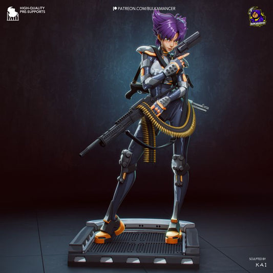 Konoko (Oni) Resin Fan Art MTO (Design by Bulkamancer)