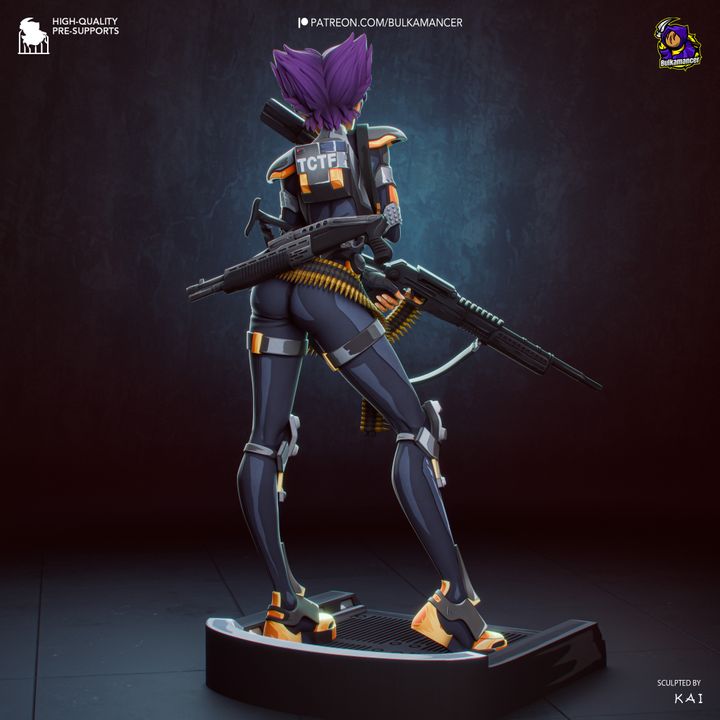 Konoko (Oni) Resin Fan Art MTO (Design by Bulkamancer)