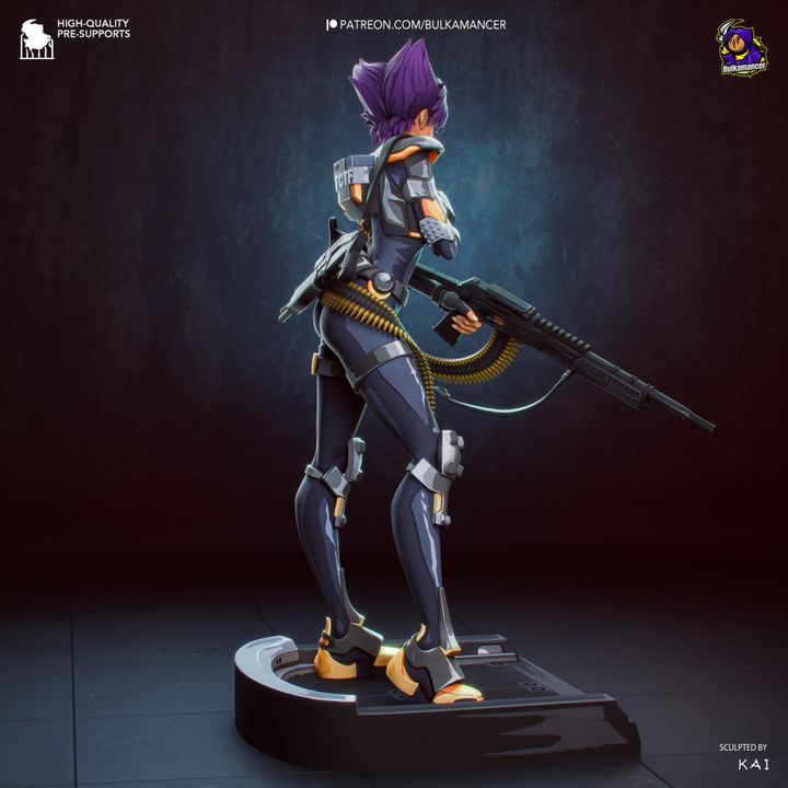 Konoko (Oni) Resin Fan Art MTO (Design by Bulkamancer)
