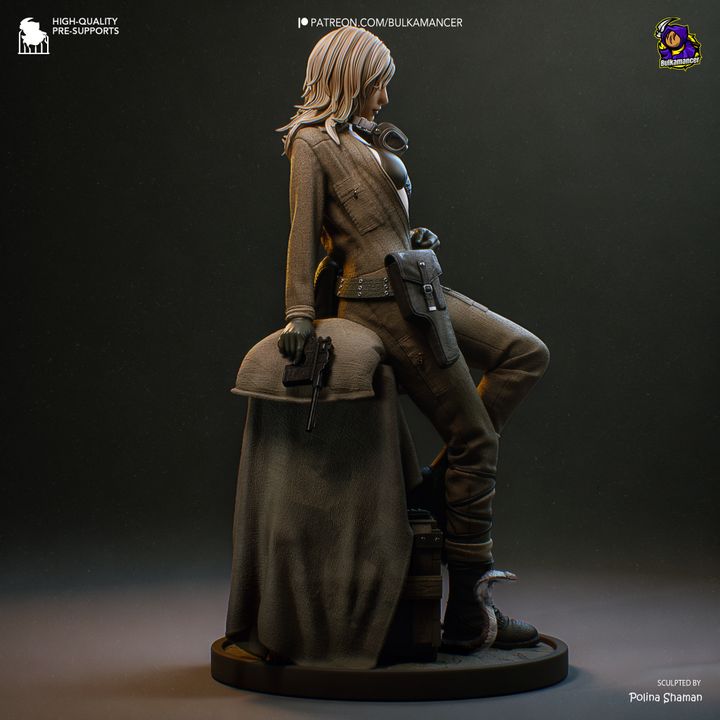 EVA Metal Gear Solid Resin Fan Art - MTO (Design by Bulkamancer)