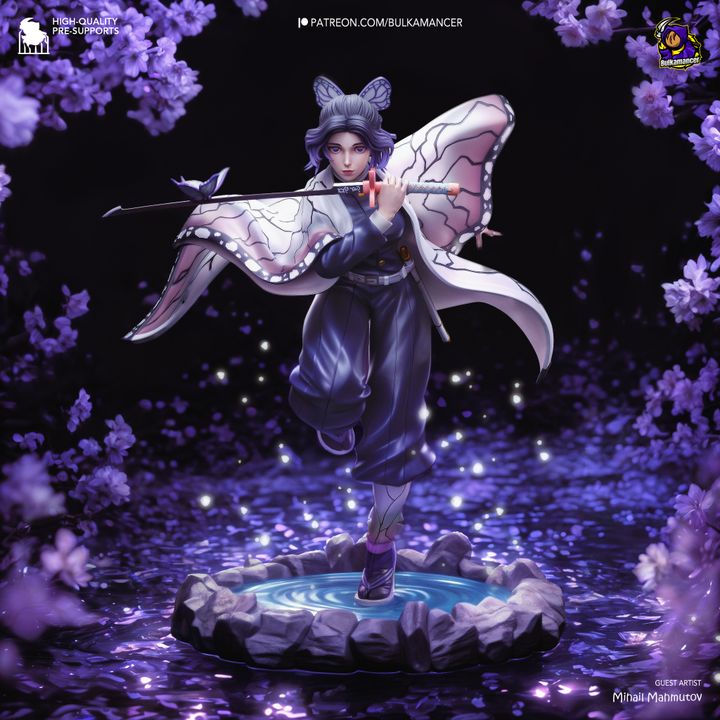 Shinobu Kocho Resin Fan Art - MTO (Bulka)