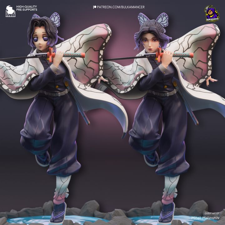 Shinobu Kocho Resin Fan Art - MTO (Bulka)