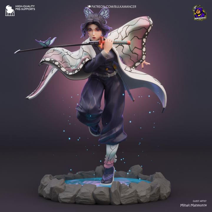 Shinobu Kocho Resin Fan Art - MTO (Bulka)