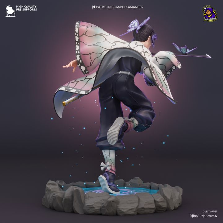 Shinobu Kocho Resin Fan Art - MTO (Bulka)