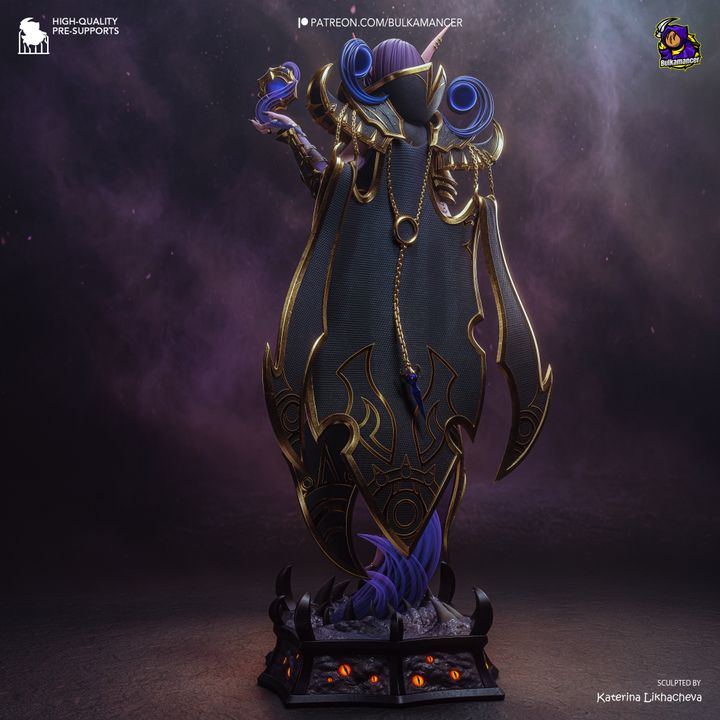 Xalatath WoW Resin Art (Design by Bulkamancer)