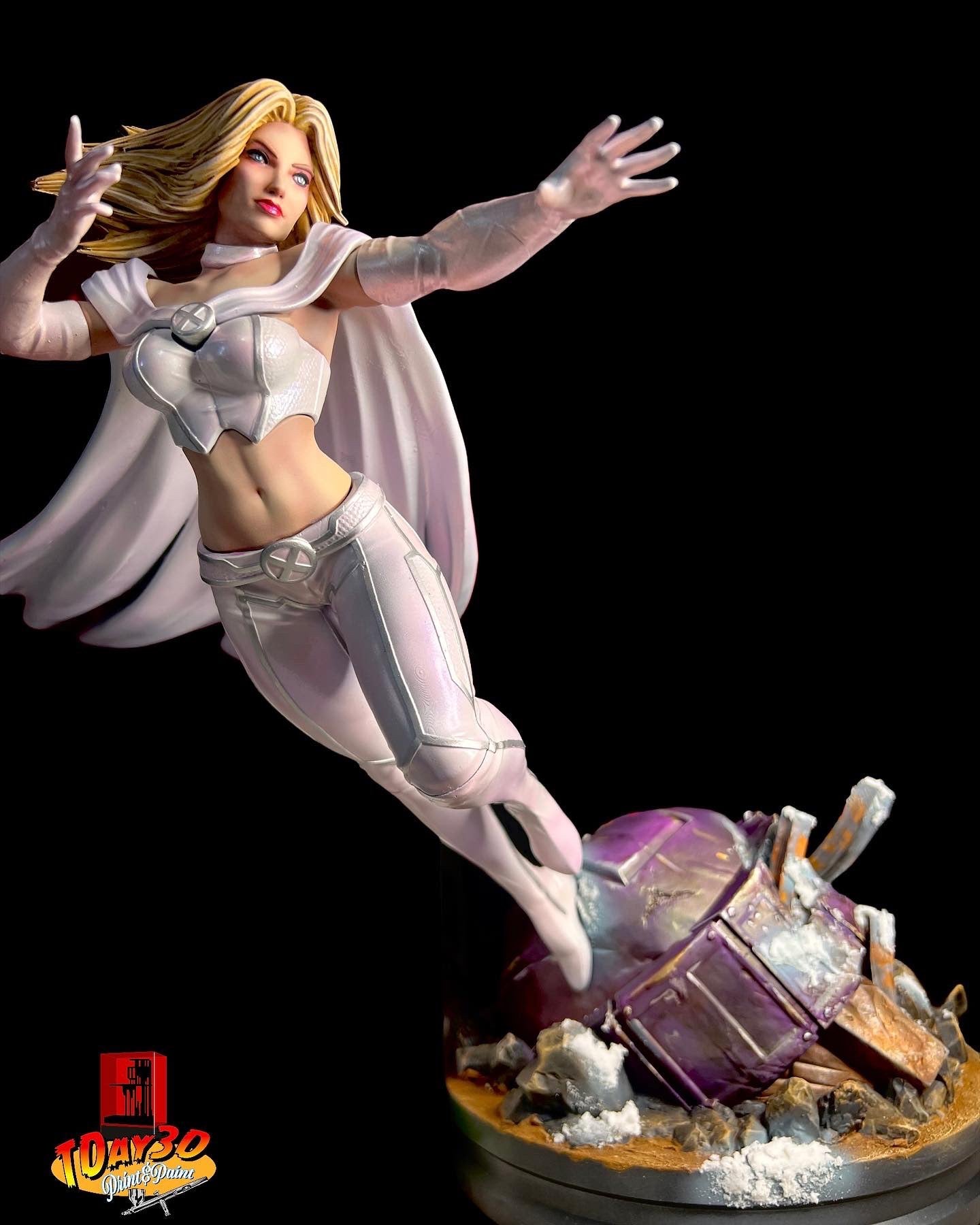 Emma Frost Resin Fan Art Sculpture (3DMoonn)