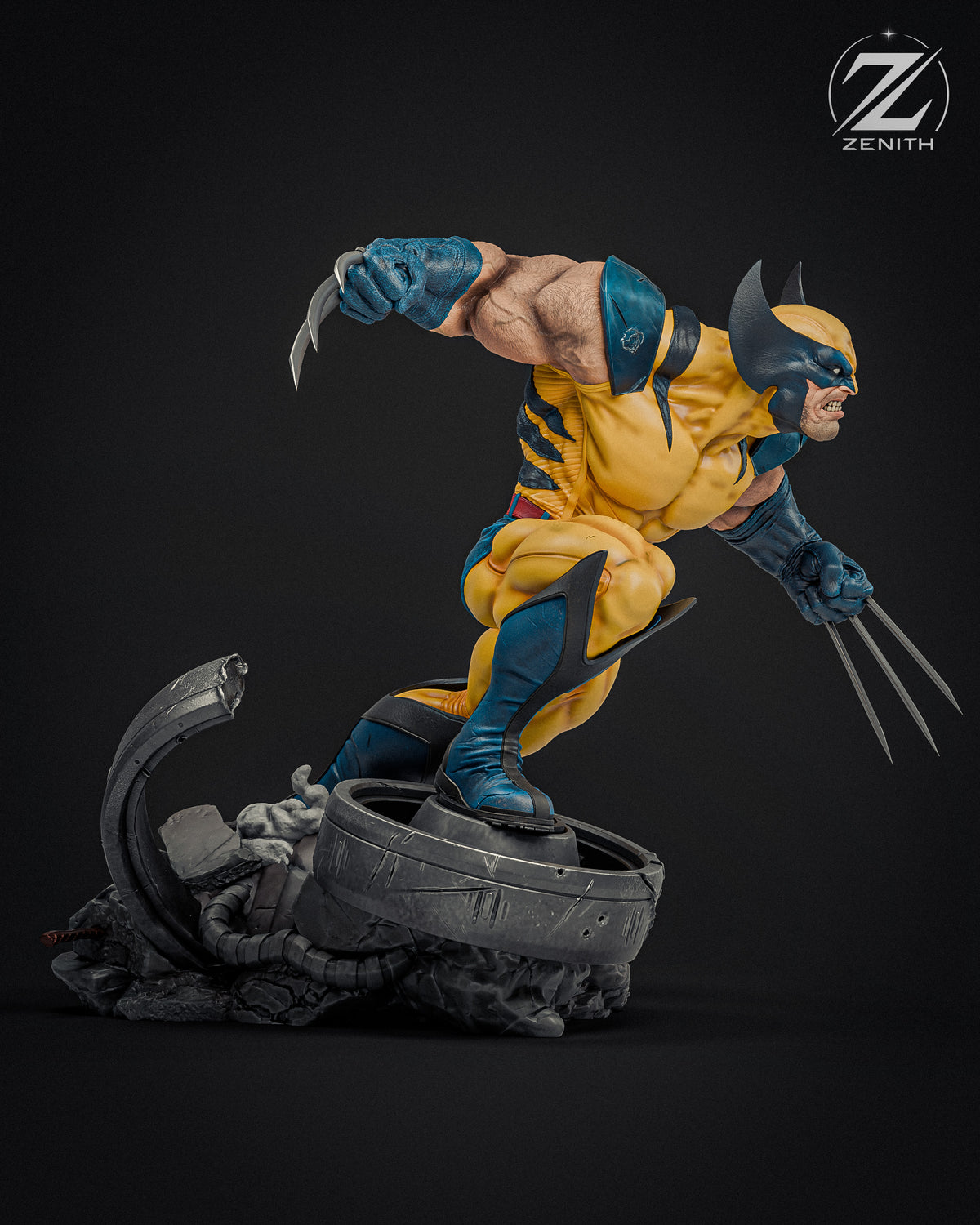 Wolverine Resin Art (Design by Zenith)
