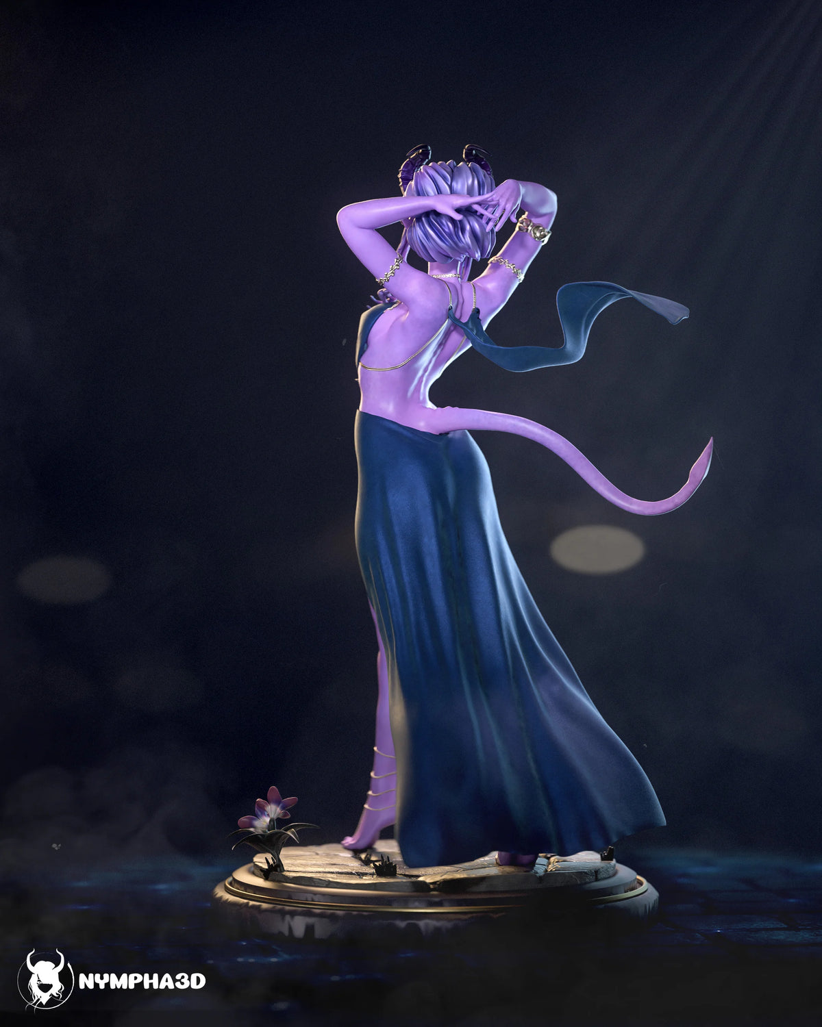 Tiefling Resin Art (Nympha3D)