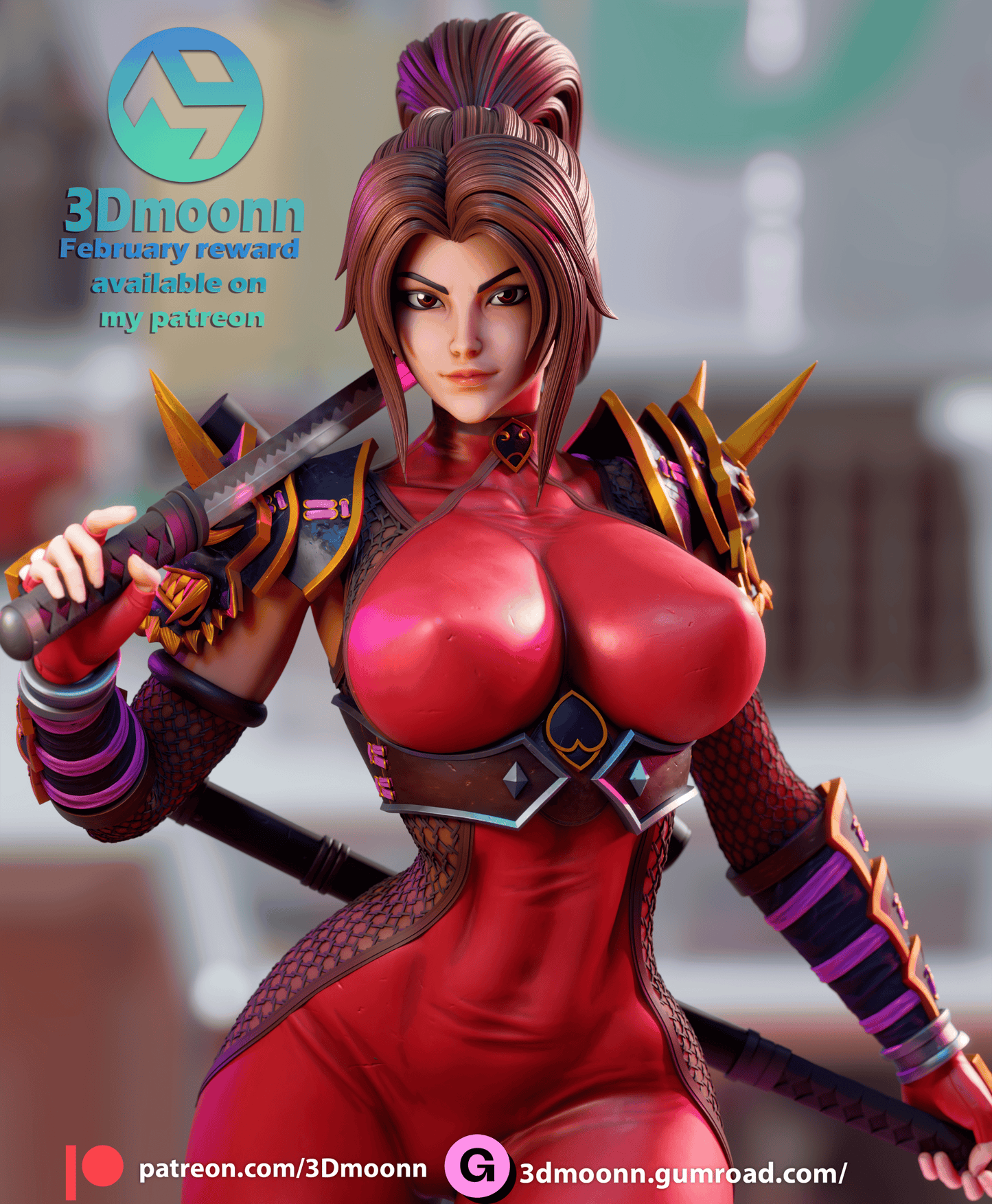 Taki Soul Caliber Resin Fan Art Sculpture (3DM)