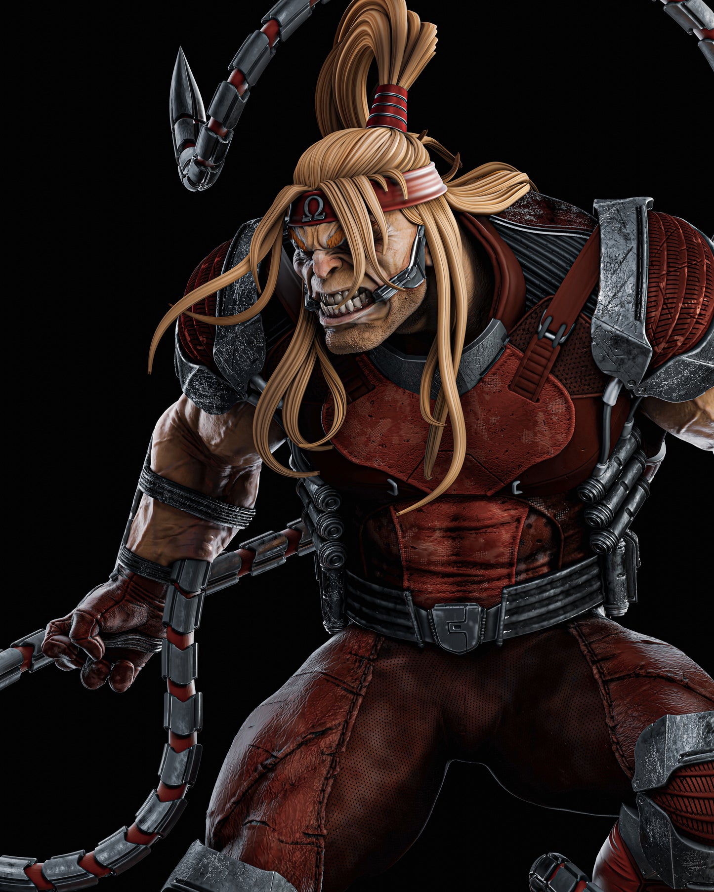 Omega Red Resin Sculpture Fan Art Pro - MTO (ZEZ)