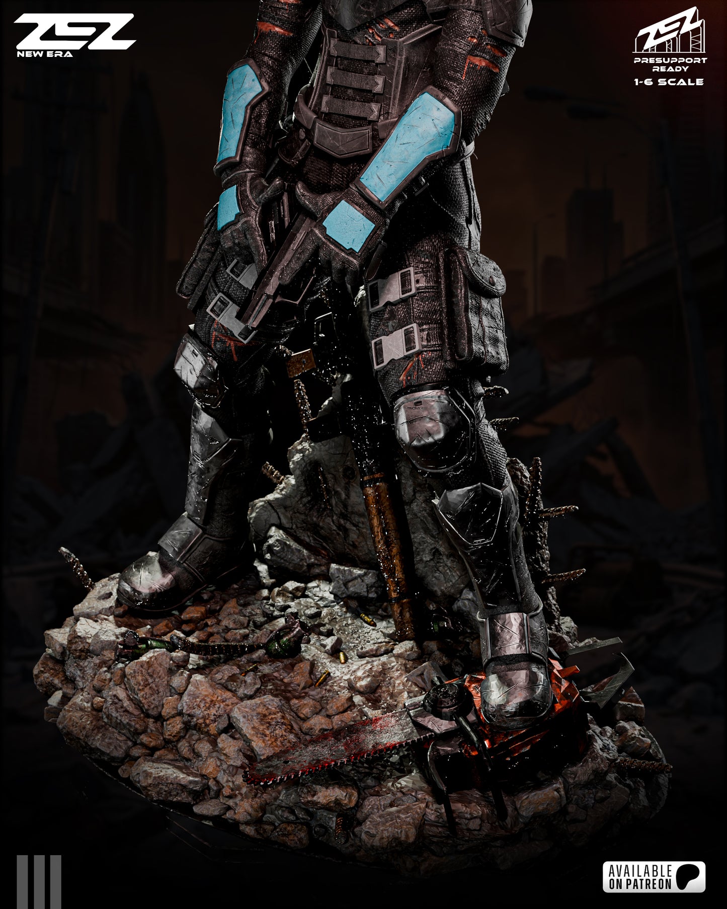 Vigilante Resin Art (Design by ZEZ Studios)