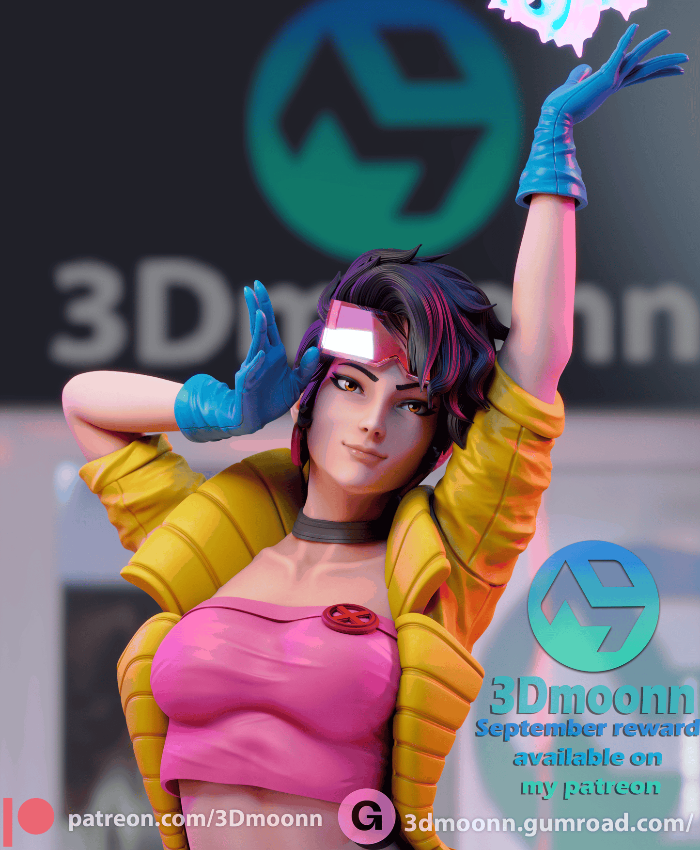 Jubilee Resin Fan Art Sculpture 3DMoonn