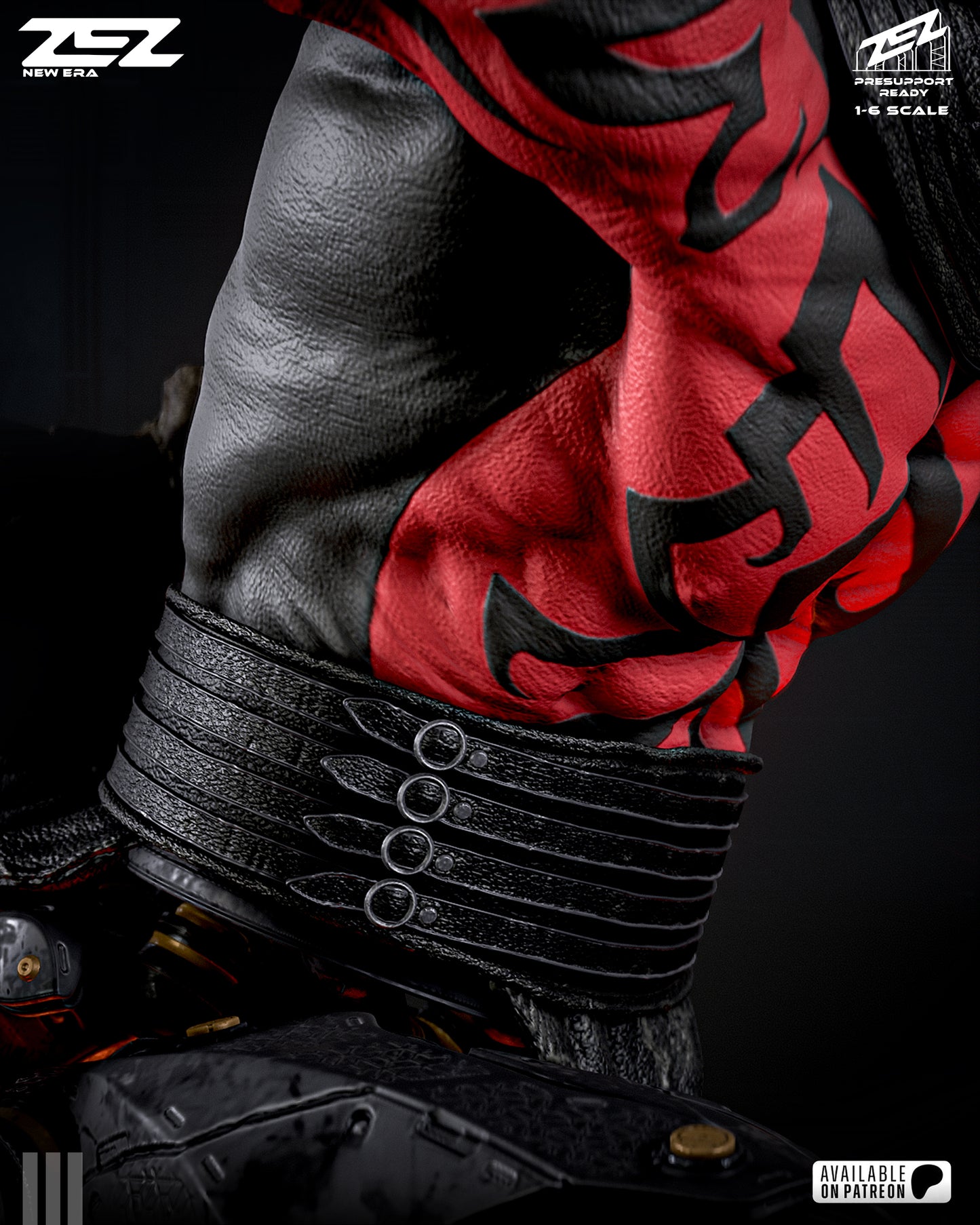 Darth Maul Resin Art (Design by ZEZ Studios)