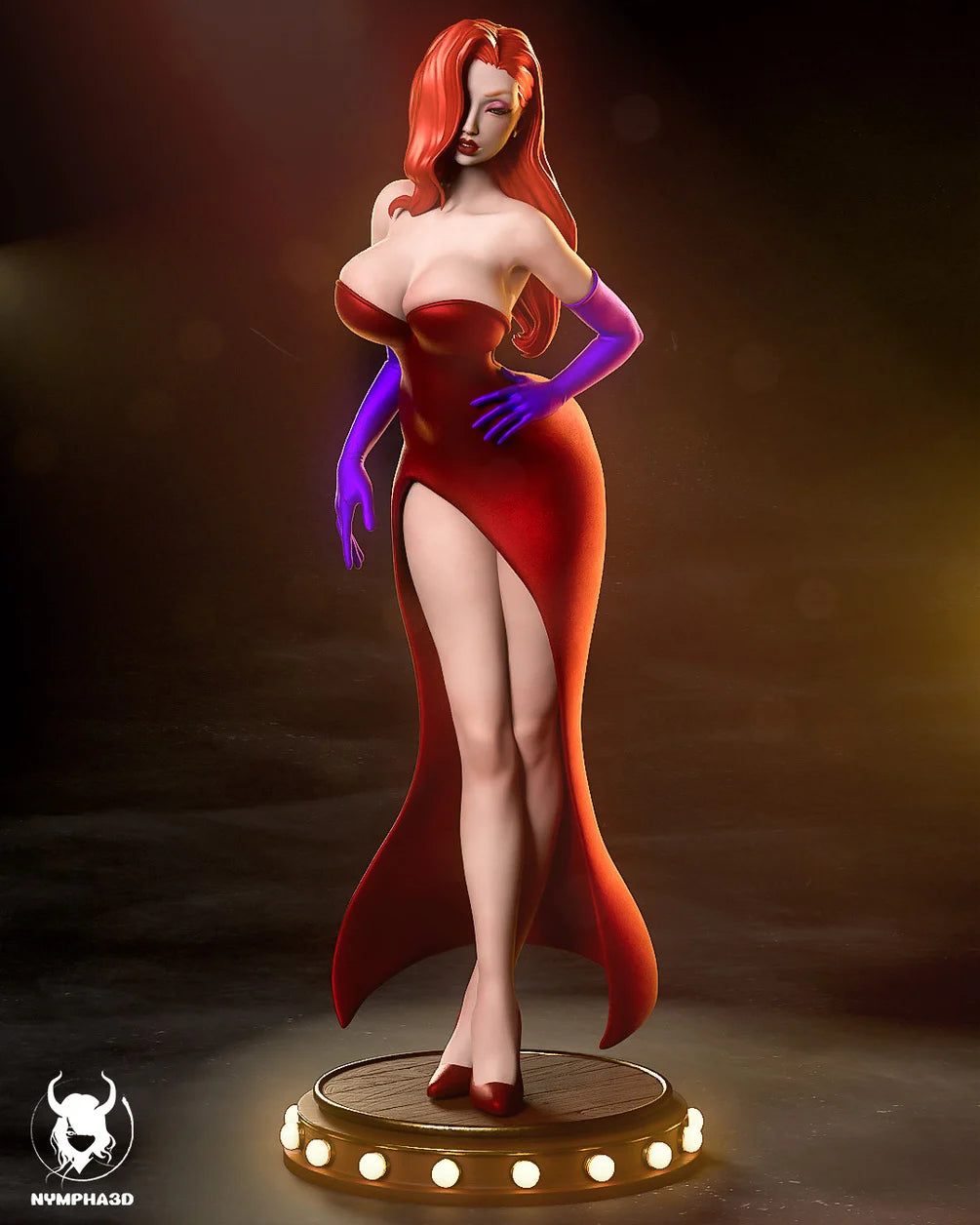 Jessica Rabbit Resin Art (Nympha3D)