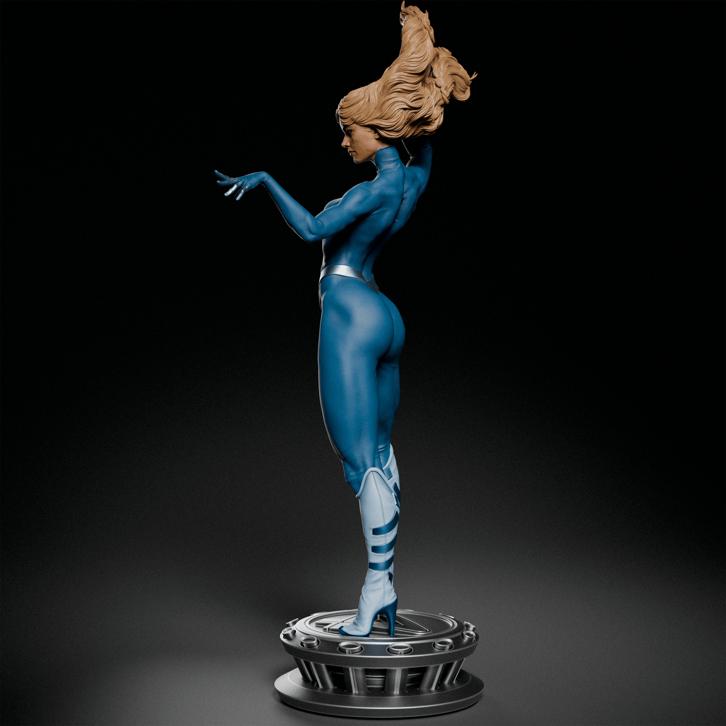 Invisible Woman Resin Fan Art - MTO CA3D