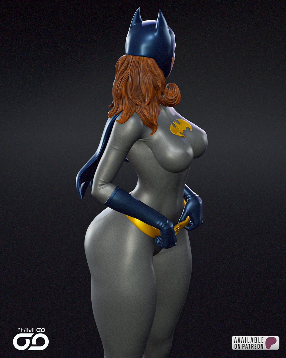 Batgirl Resin Art (Shadaloo)