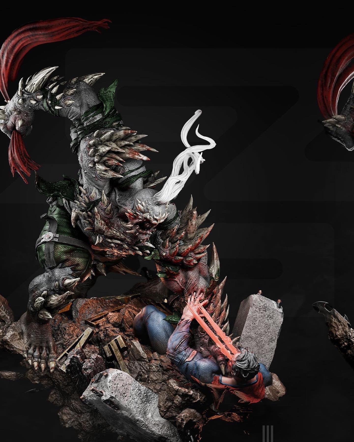 Doomsday Resin Sculpture Fan Art Pro Painted - MTO ZEZ