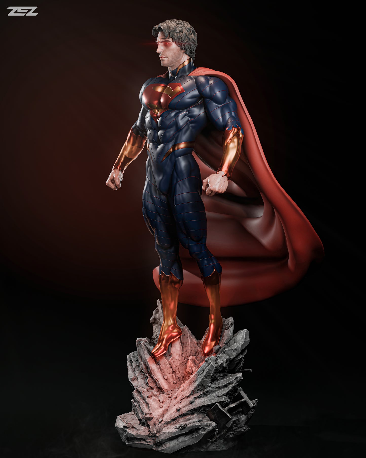 Superman Absolute Resin Sculpture Fan Art Pro - MTO (ZEZ)