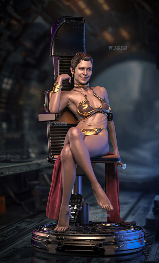 Princess Leia Resin Art (Designed by VXLabs)