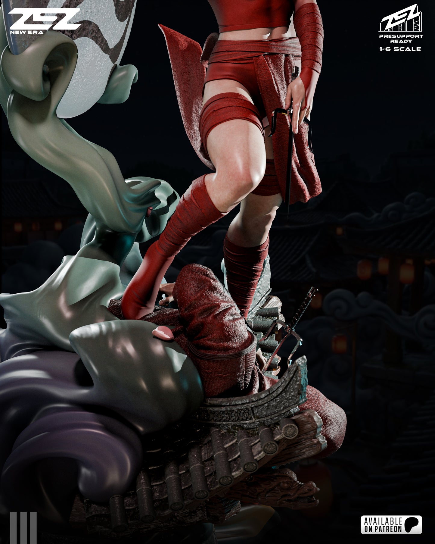 Elektra Resin Art (Design by ZEZ Studios)