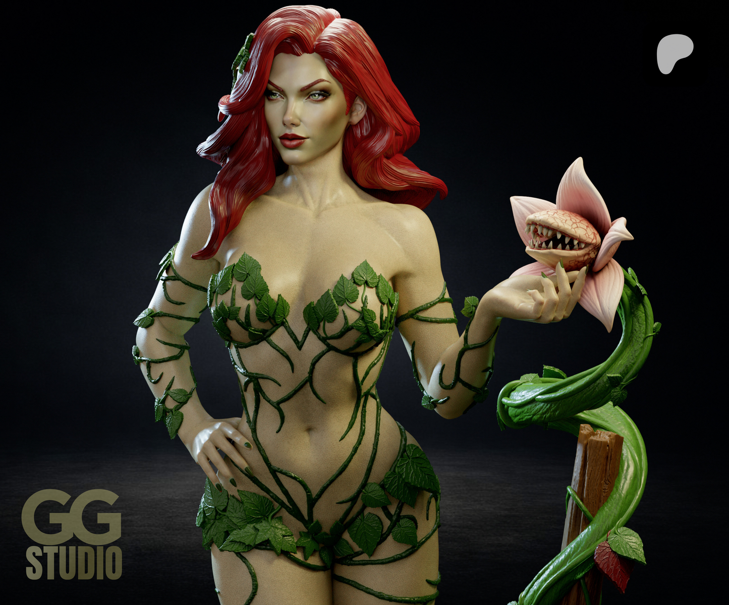 Poison Ivy Resin Fan Art (Designed by GGStudio)