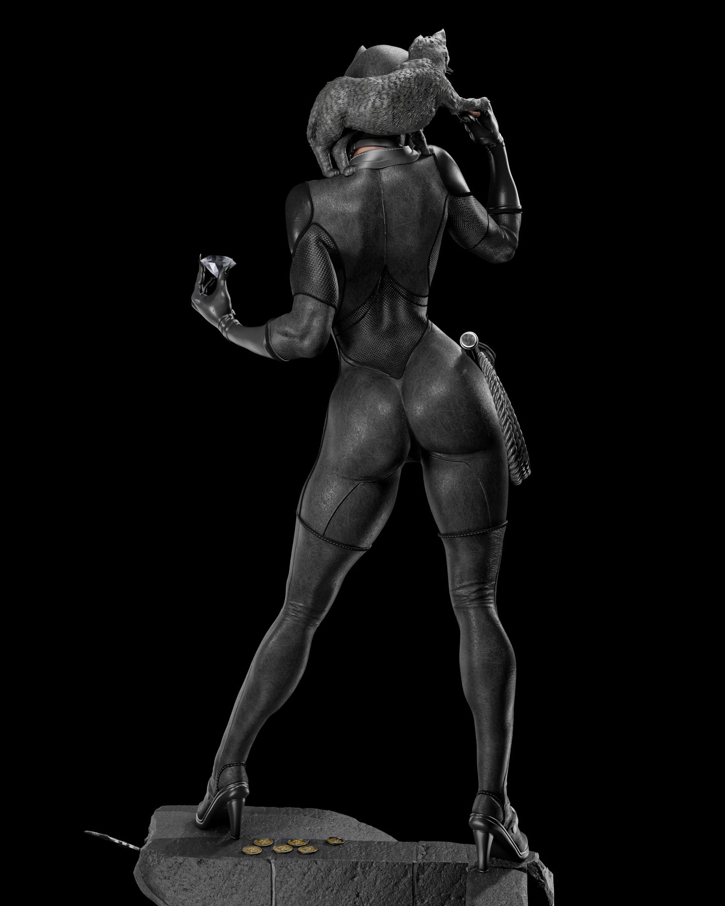 Catwoman Resin Fan Art - MTO (ZEZ)