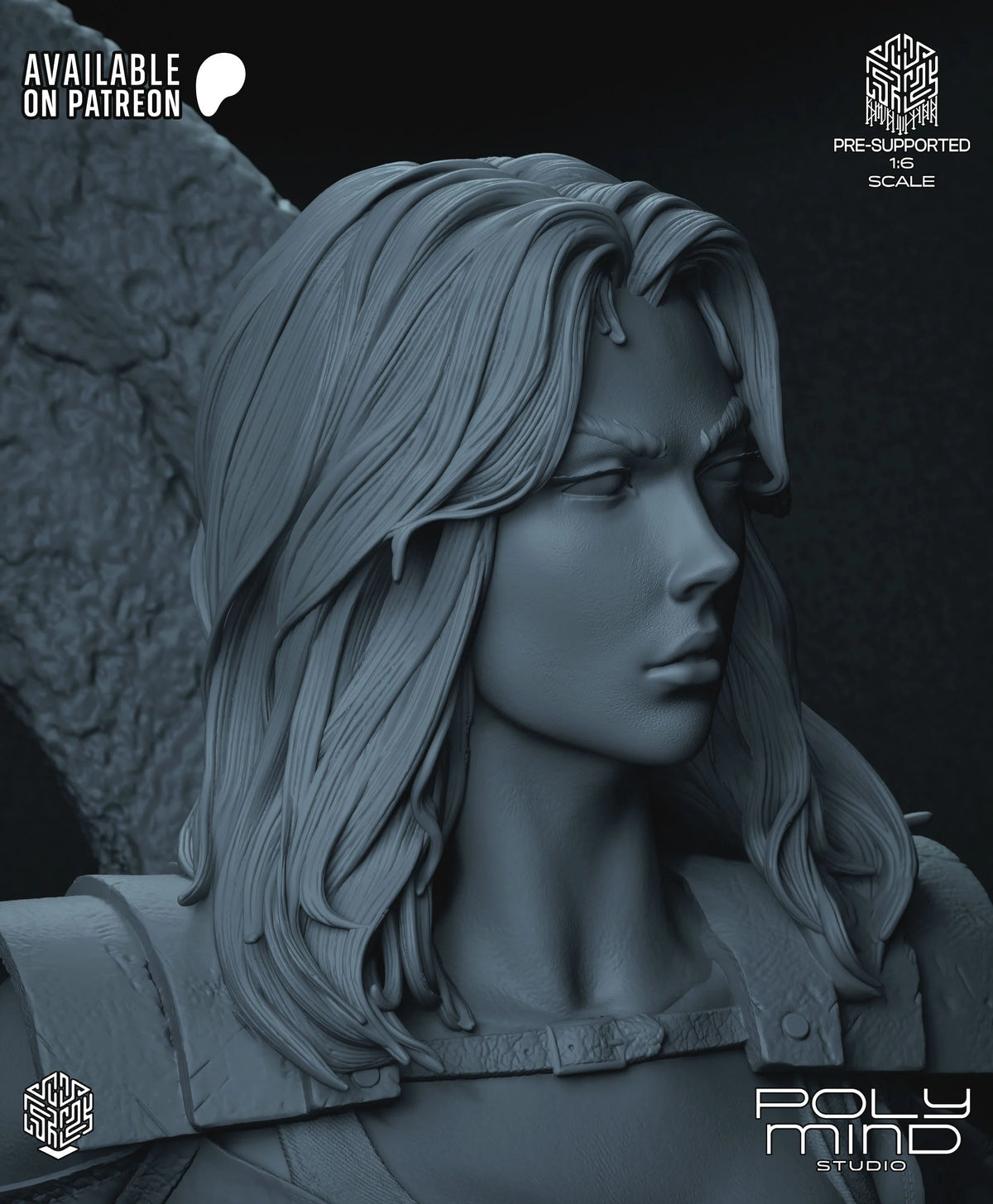 Valeria Conan the Barbarian Resin Art (PolyMind Version)