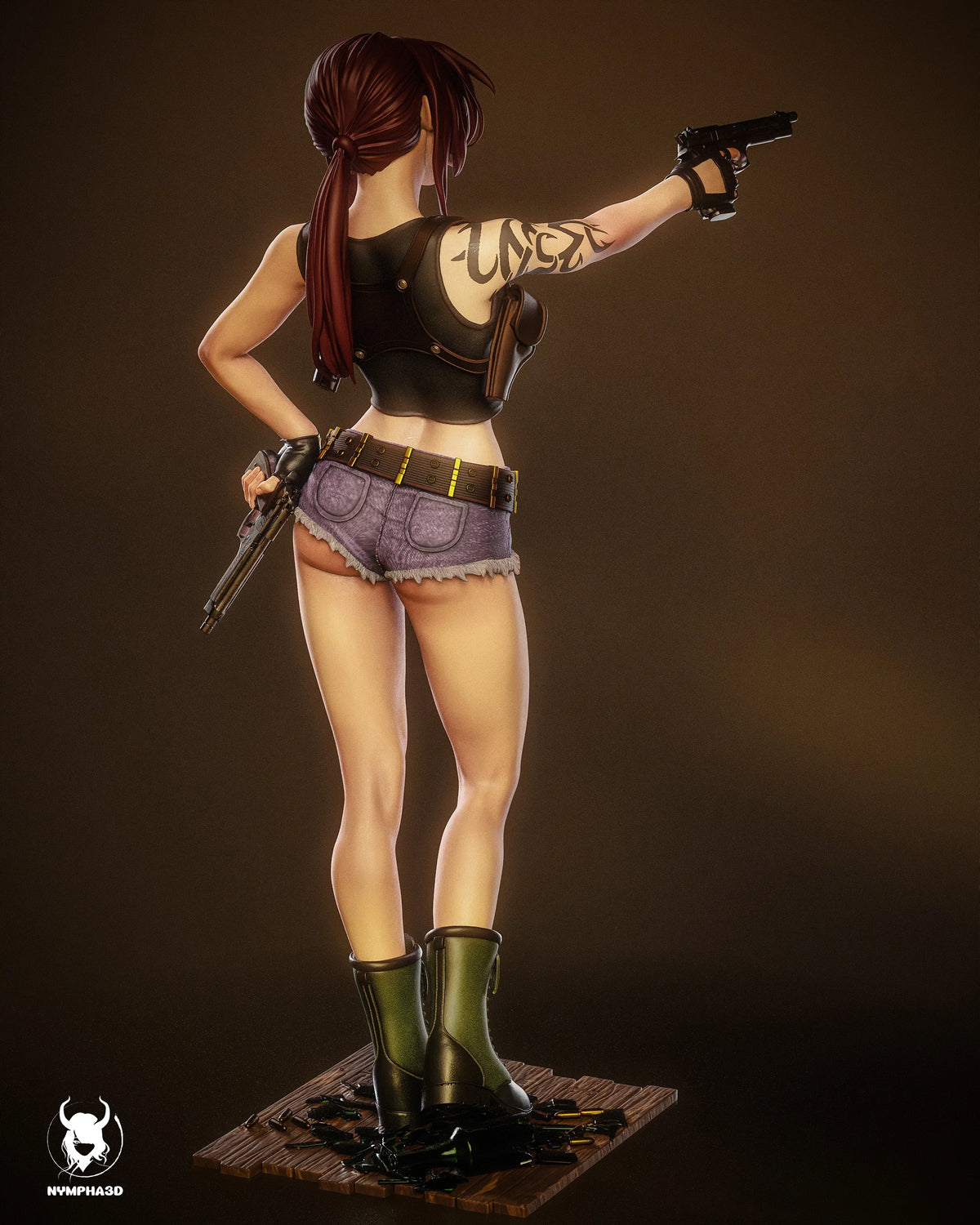 Revy Black Lagoon Resin Art (Nympha3D)