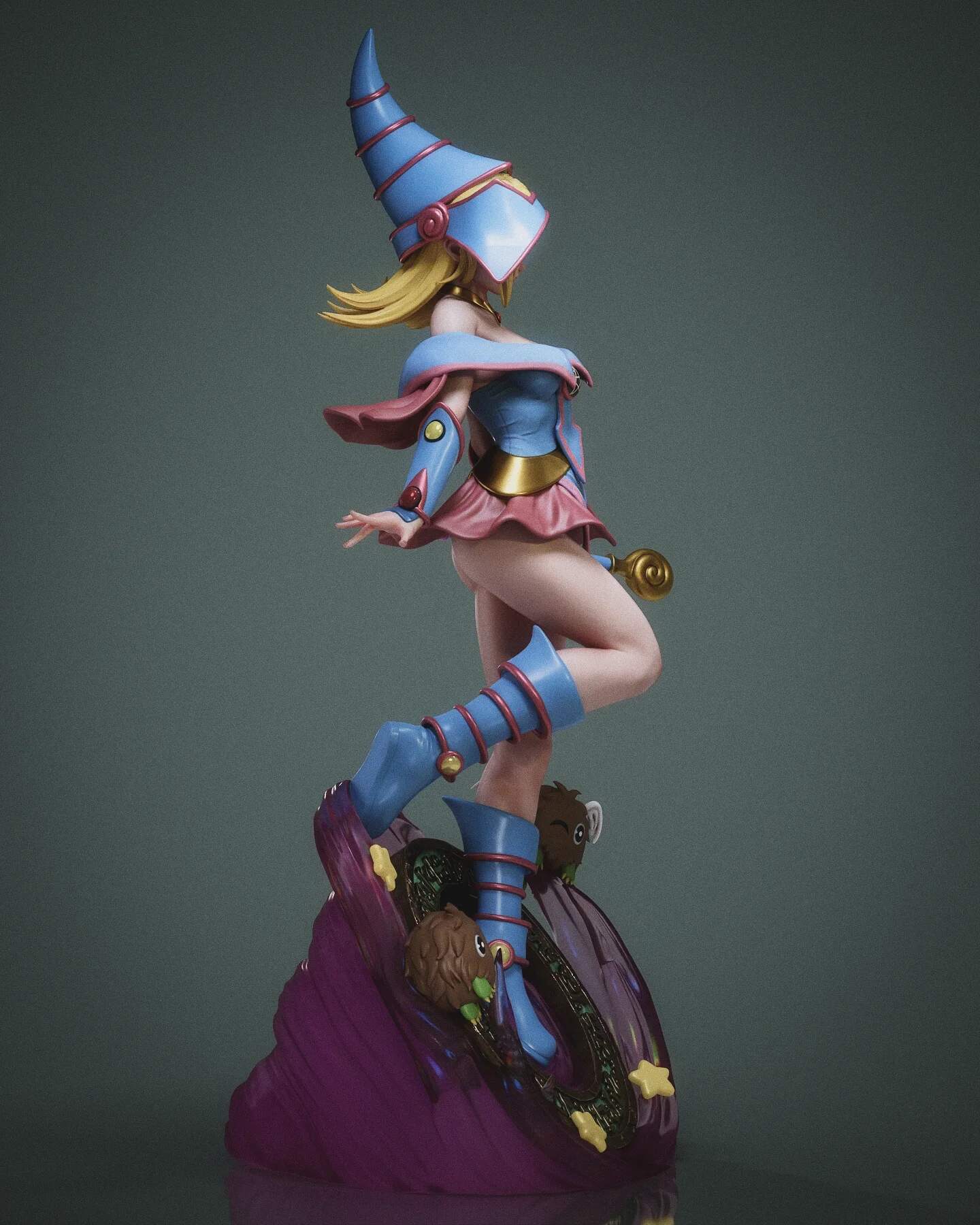 Dark Magician Girl Resin Art (Design by Abe3D)