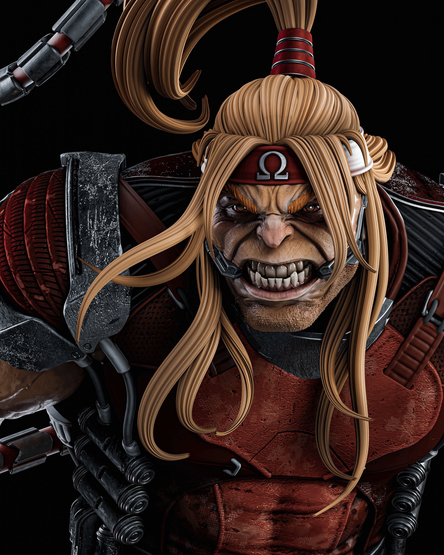 Omega Red Resin Sculpture Fan Art Pro - MTO (ZEZ)