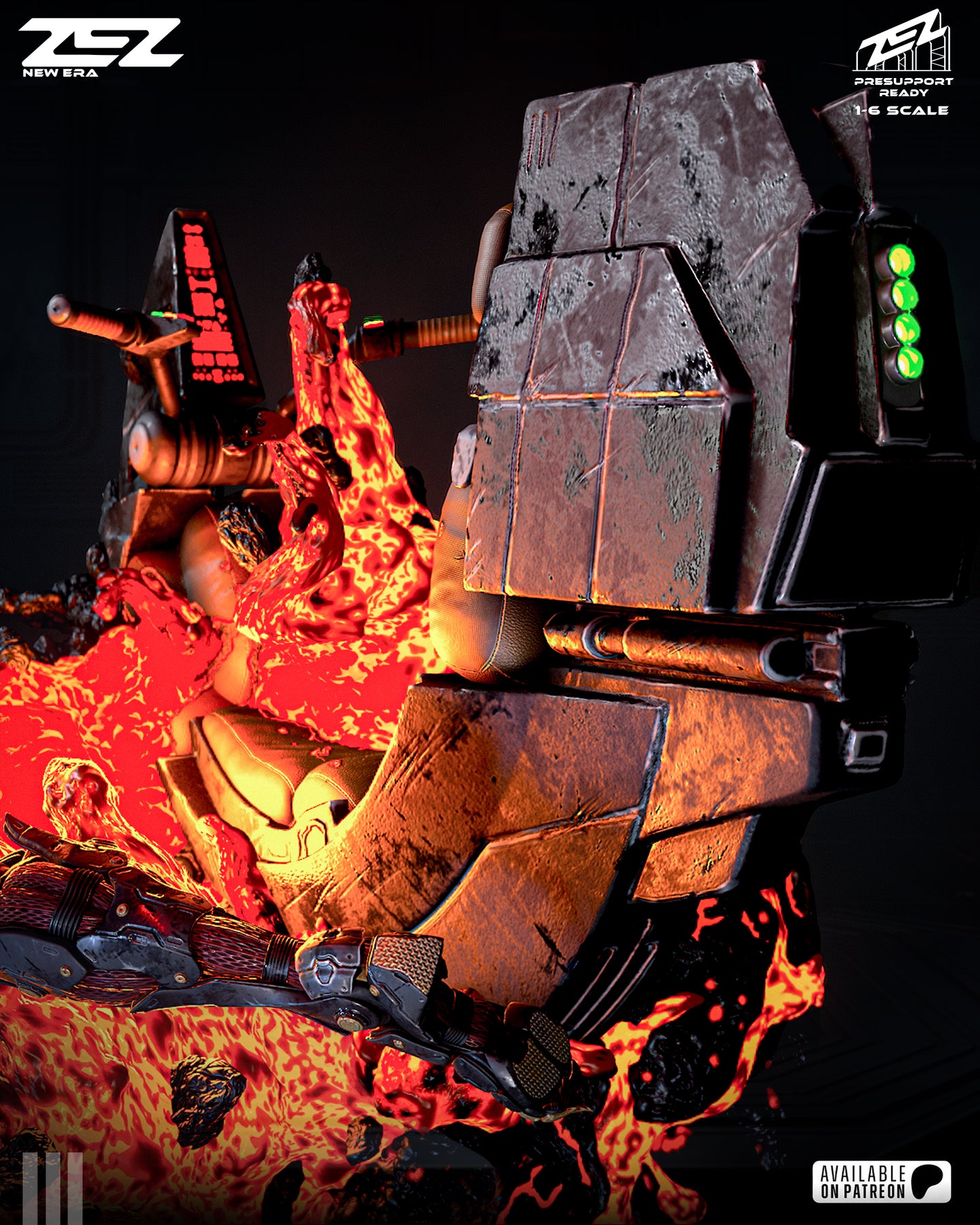 Darth Maul Resin Art (Design by ZEZ Studios)