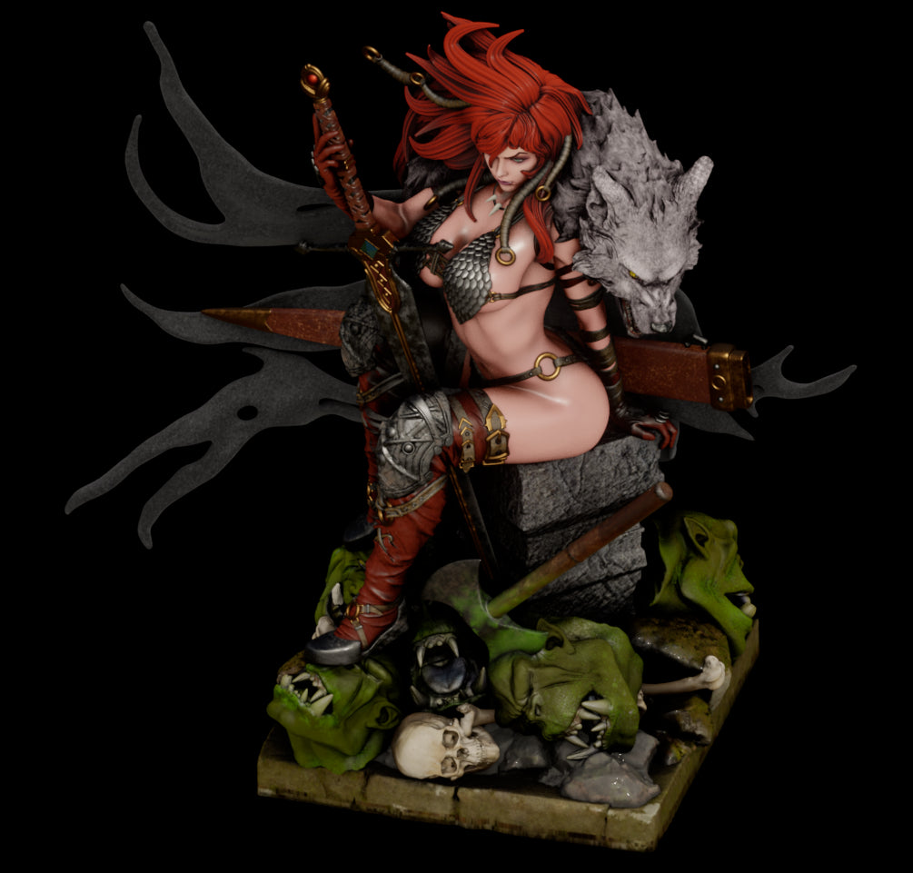 Red Sonja Resin Fan Art - MTO (ATV)