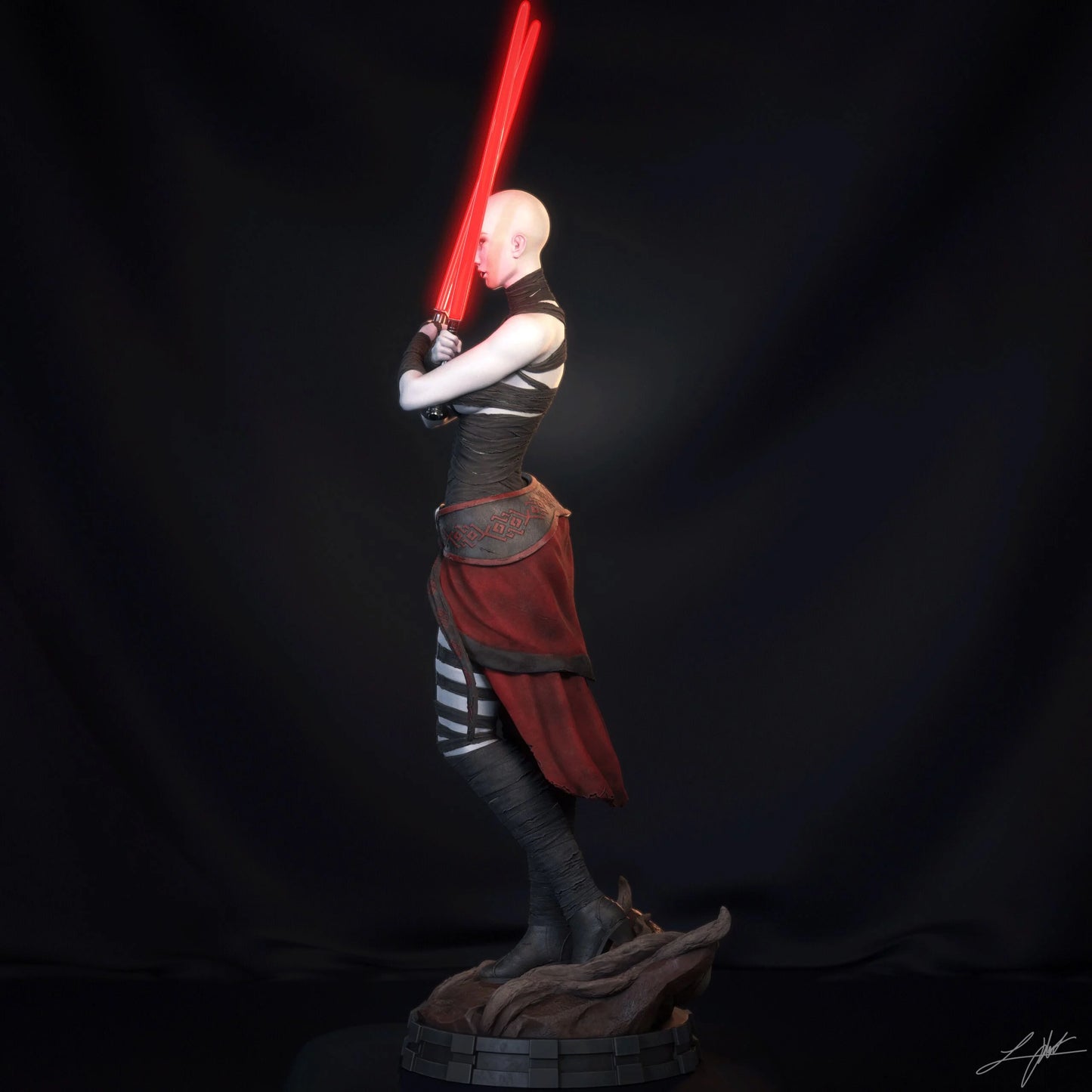 Asajj Ventress Resin Fan Art - MTO (Design by Abe3D)