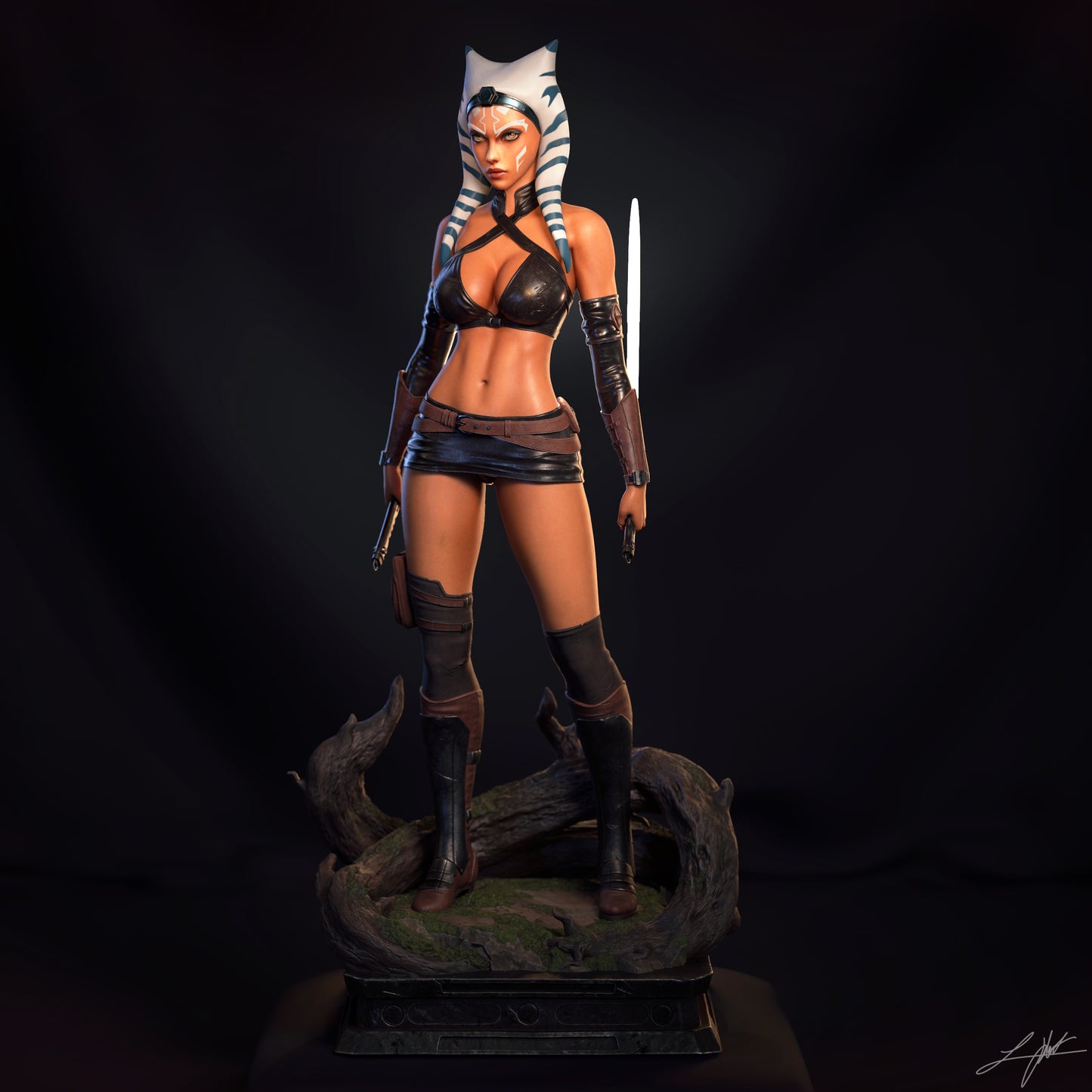 Ahsoka Tano Resin Fan Art - MTO (Design by Abe3D)