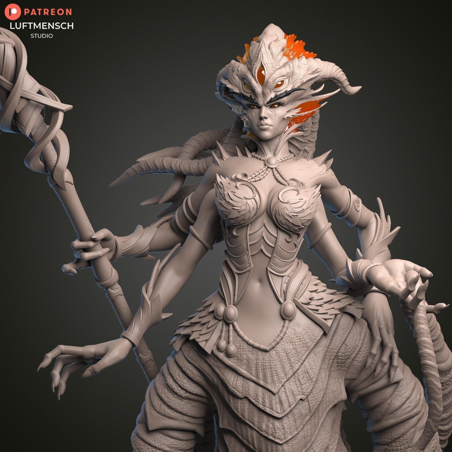 Queen Azshara Resin Fan Art - MTO LMS