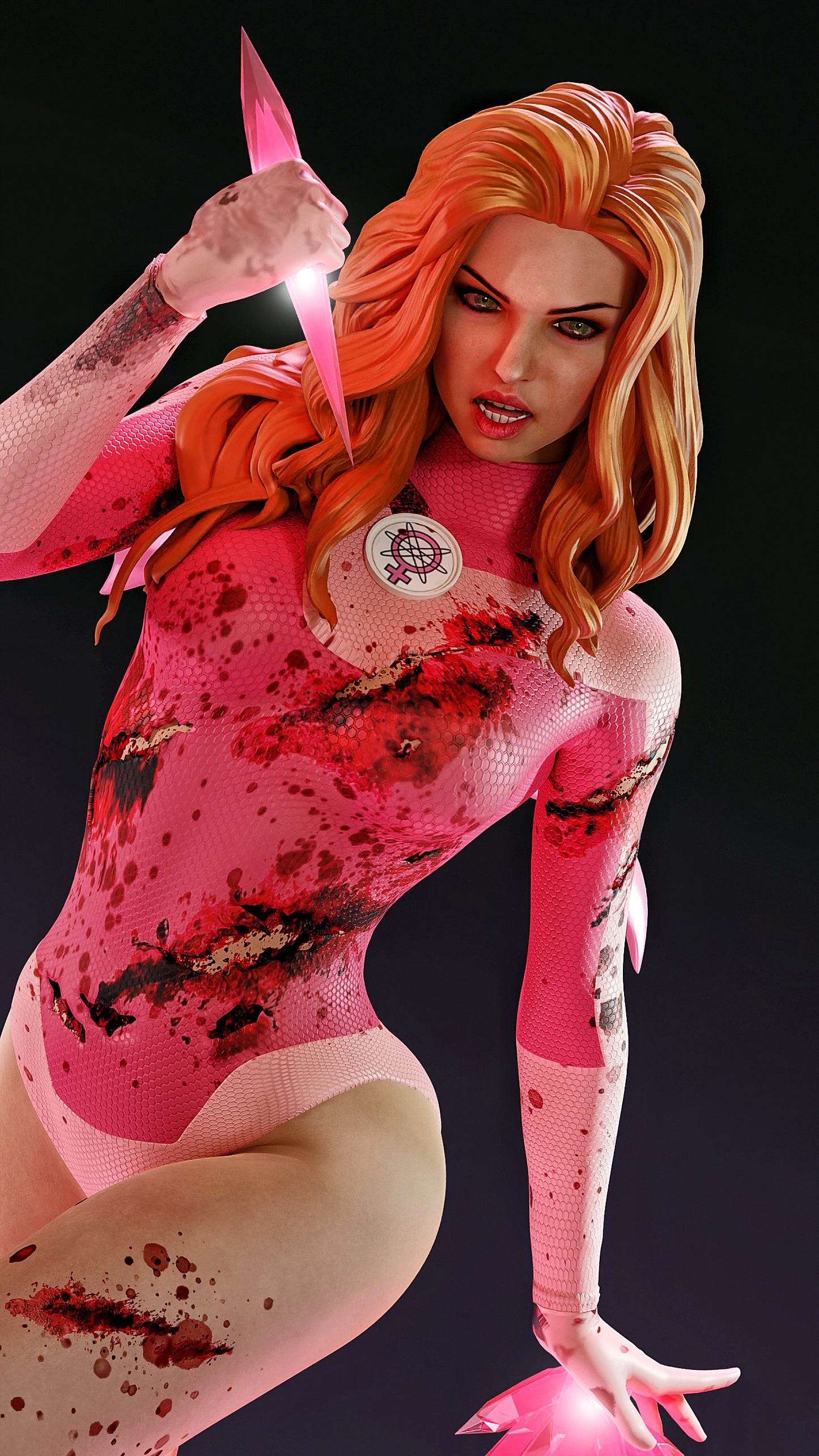Atom Eve Resin Art (Design by MCM3D Studios)