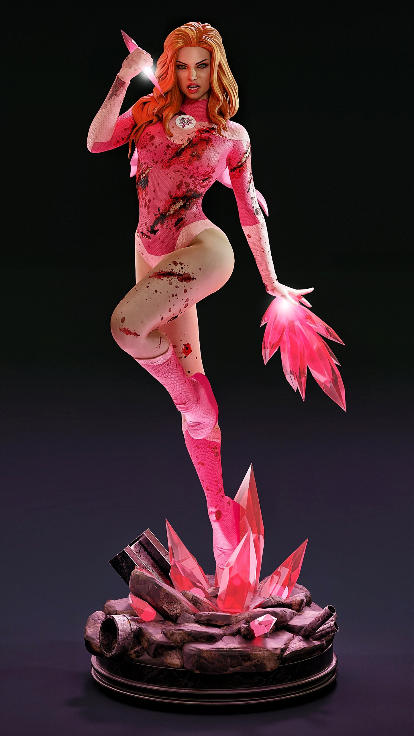 Atom Eve Resin Art (Design by MCM3D Studios)