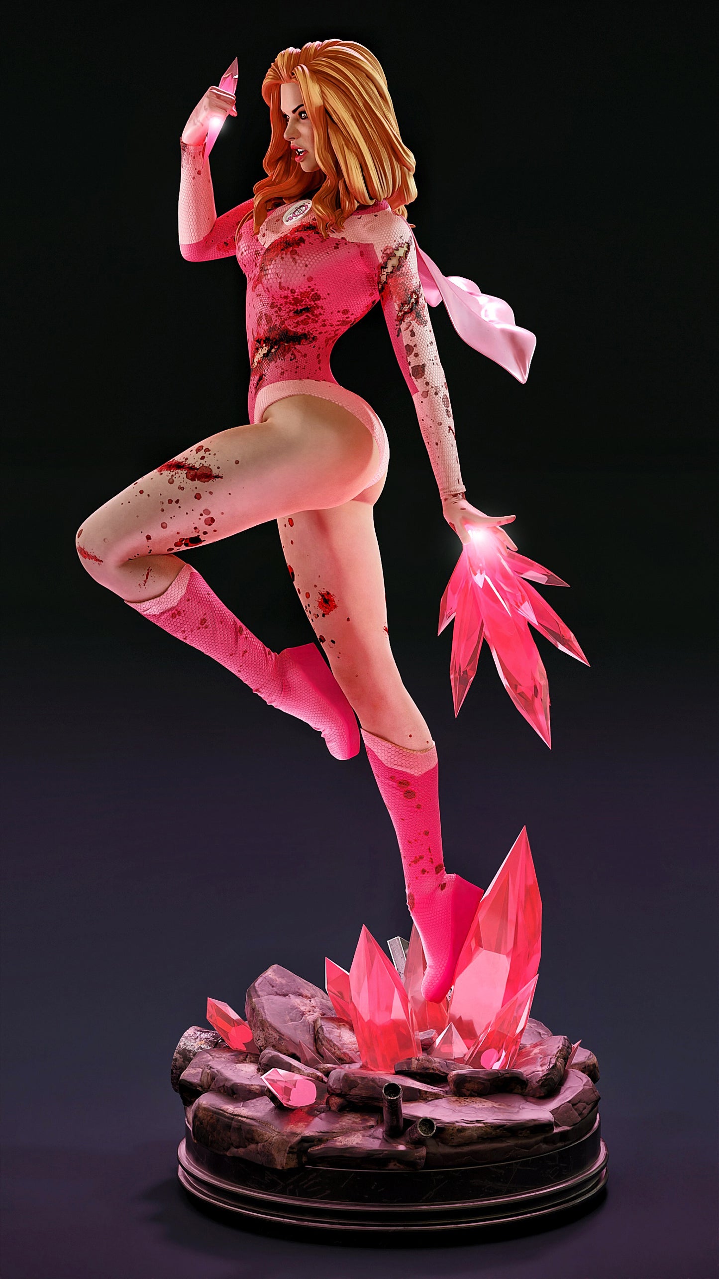 Atom Eve Resin Art (Design by MCM3D Studios)
