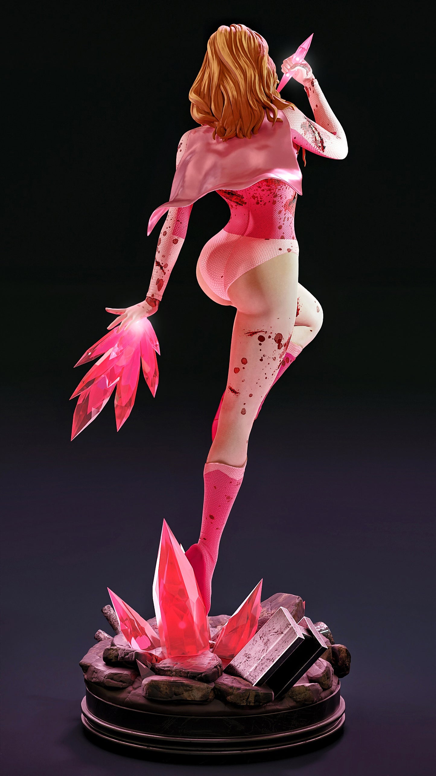 Atom Eve Resin Art (Design by MCM3D Studios)