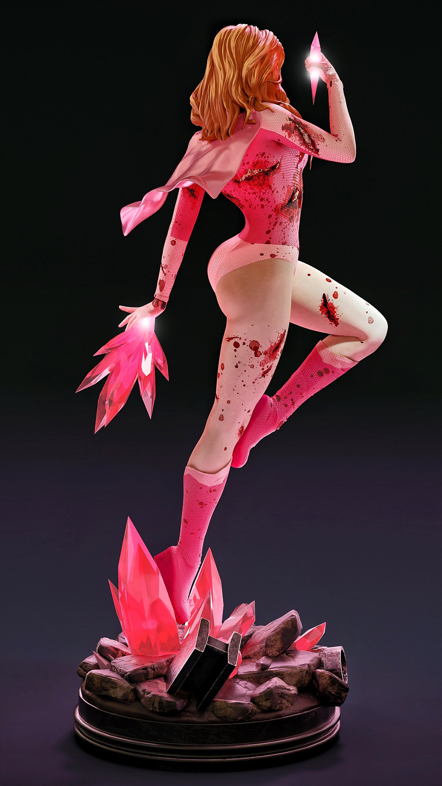 Atom Eve Resin Art (Design by MCM3D Studios)