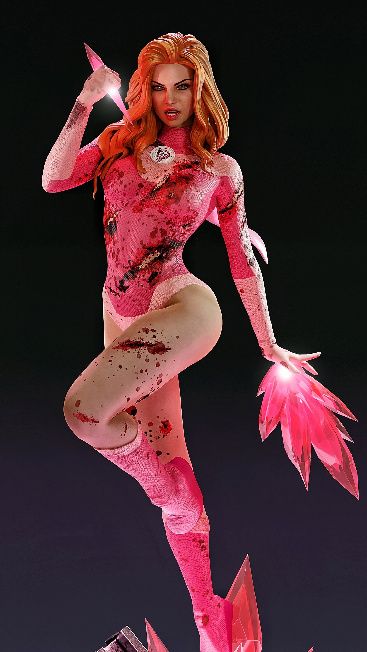 Atom Eve Resin Art (Design by MCM3D Studios)