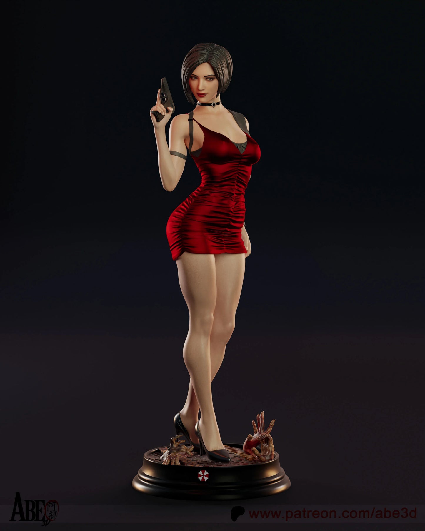 Ada Wong Resin Fan Art - MTO