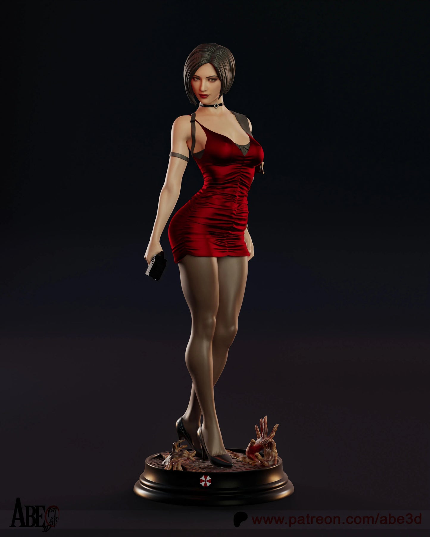 Ada Wong Resin Fan Art - MTO