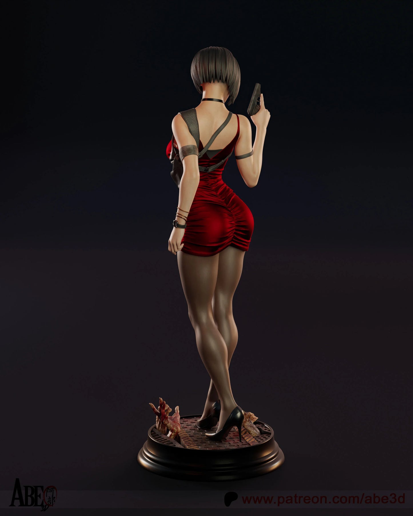 Ada Wong Resin Fan Art - MTO