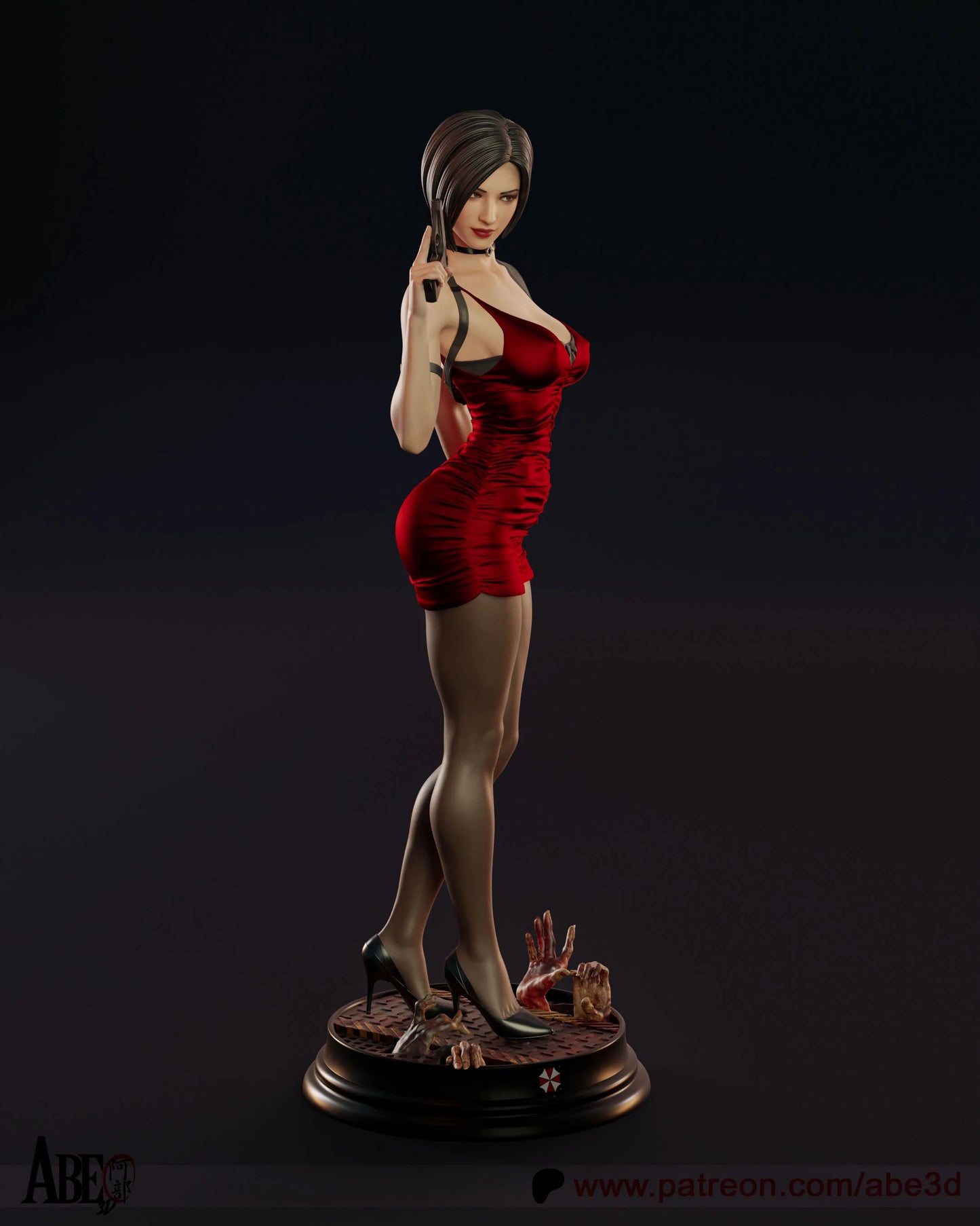 Ada Wong Resin Fan Art - MTO