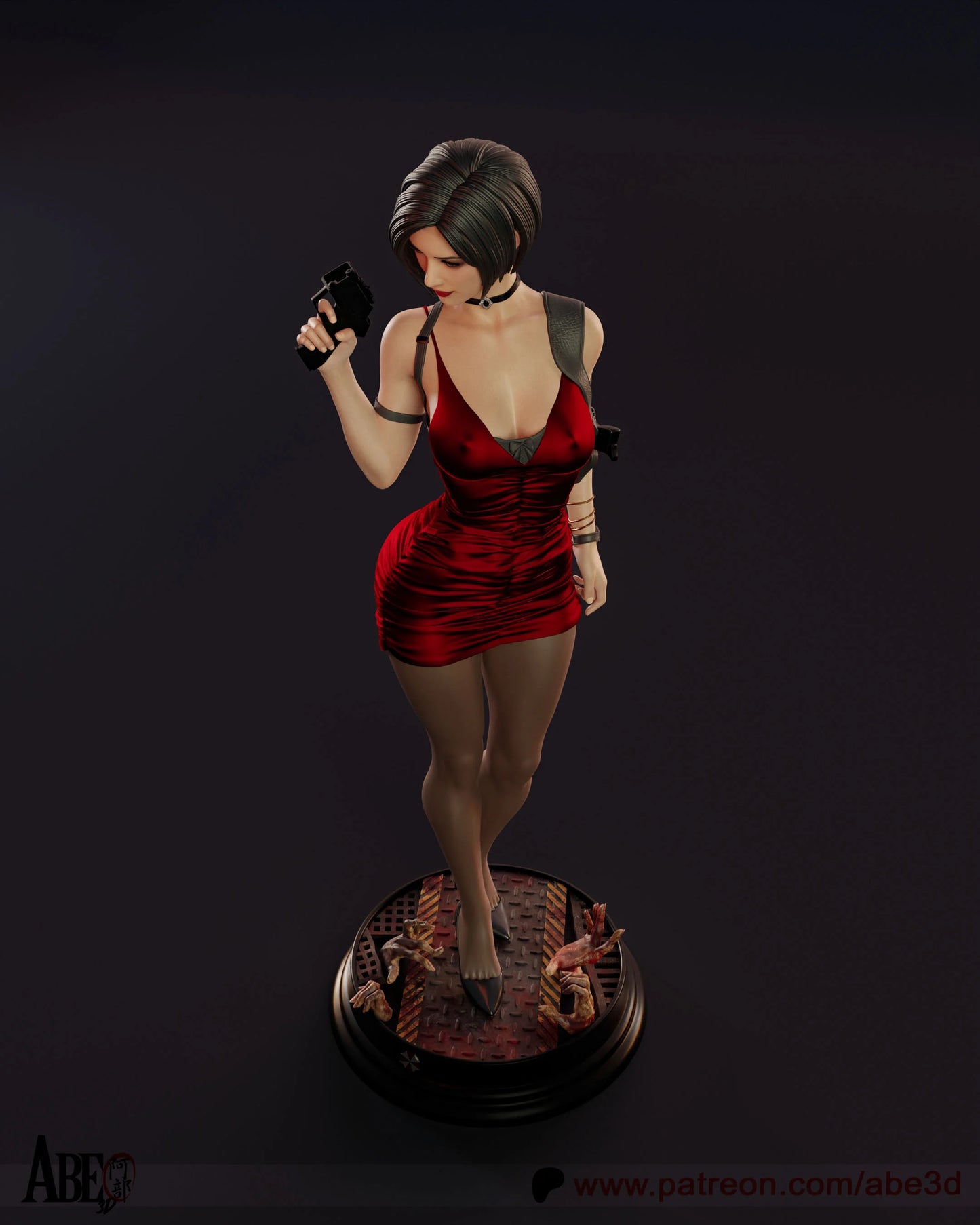 Ada Wong Resin Fan Art - MTO